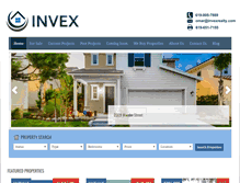 Tablet Screenshot of invexrealty.com